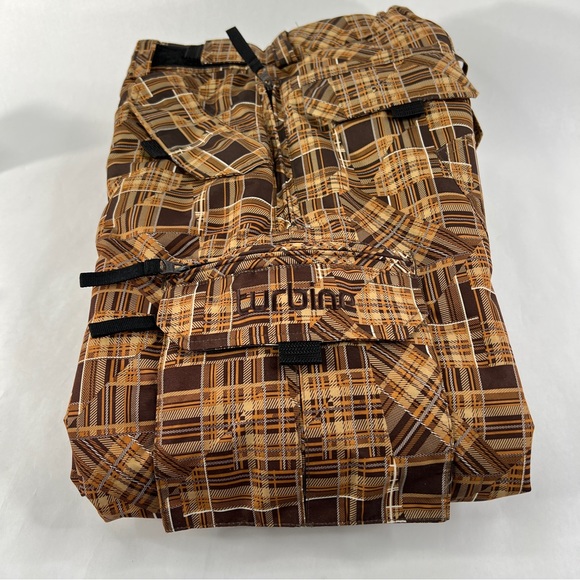 Turbine Boardwear Ski Snow Pants Size M Very Nice EUC Pockets Galore Cozy Warm - Picture 10 of 17